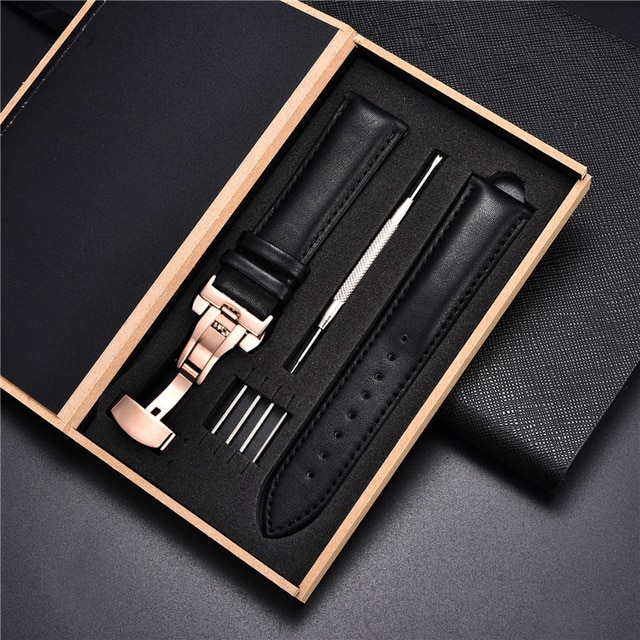 Samsung Leather Straps Black-Rose