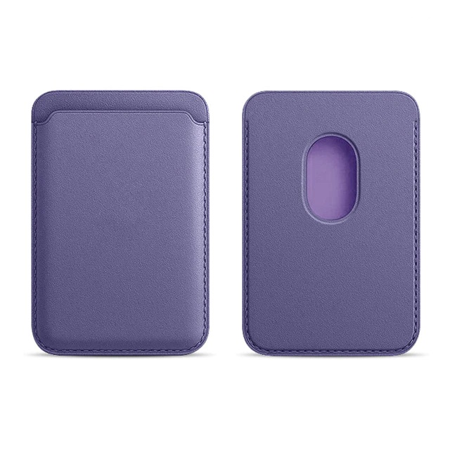 Leather Wallet Purple